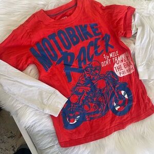 Carter's Motobike Racer Long Sleeve Tee